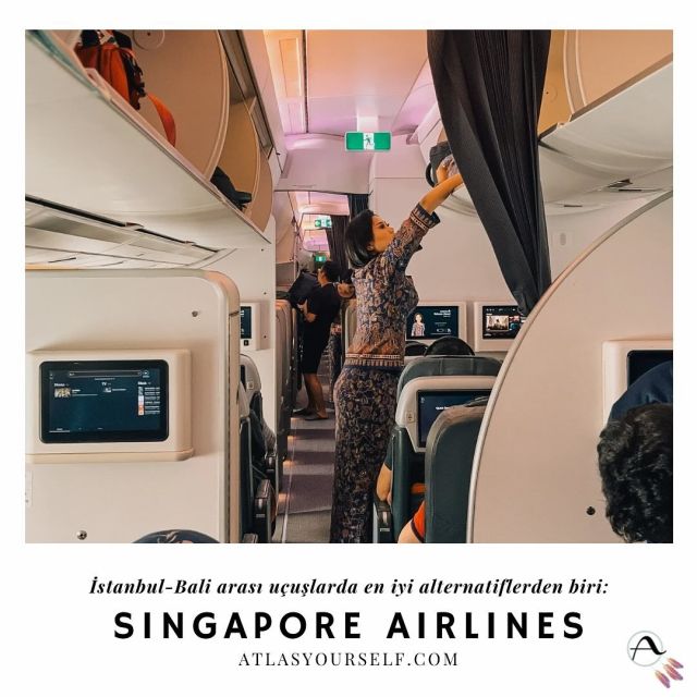 İlk post! 
Singapur aktarmalı İstanbul-Denpasar yolculuğu✈️  Aktarma sayısı ve süresi en makul olan, en uygun fiyatlı opsiyon olduğu için seçtiğimiz @singaporeair deneyiminden çok memnun kaldık ki 2023 yılında yolcular tarafından dünyanın en iyi havayolu şirketi seçilmiş zaten.  İstanbul’dan Bali’ye, Vietnam’a, Kamboçya’ya, Tayland’a gitmek için bilet bakılırken denk gelinirse düşünmeden alınabilir. Hem aktarma süreleri çok makul, hem aktarma süresini bir tık uzun seçip Singapur’u gezme imkanı sunuyor hem de uçak içi servis 10 üzerinden 10.  🍦İlk defa uçakta dondurma yemiş oldum, kişisel tarihime tatlı bir anı eklediler.  #singapurhavayolları #singaporeairlines #reklam #baliuçakbileti #balitatili #baliseyahari #singapur